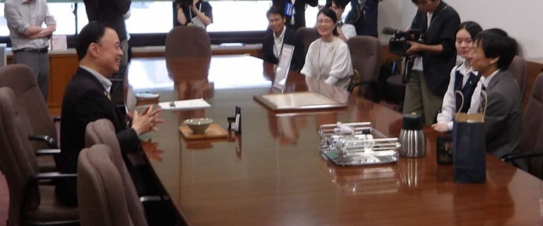 表敬訪問１